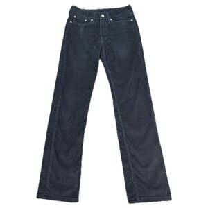 Levi's 514 Corduroy Pants Mens 29x32 Navy Blue Straight Fit Stretch Cords